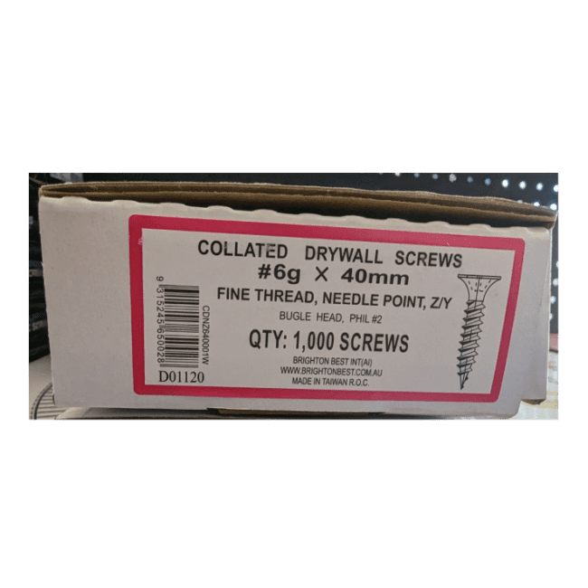 Collated Screws Needle Point Box of 1000 Vitale and Sons